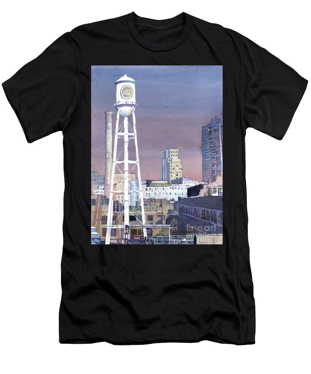 Durham Nc Skyline Ryan Fox T-Shirt