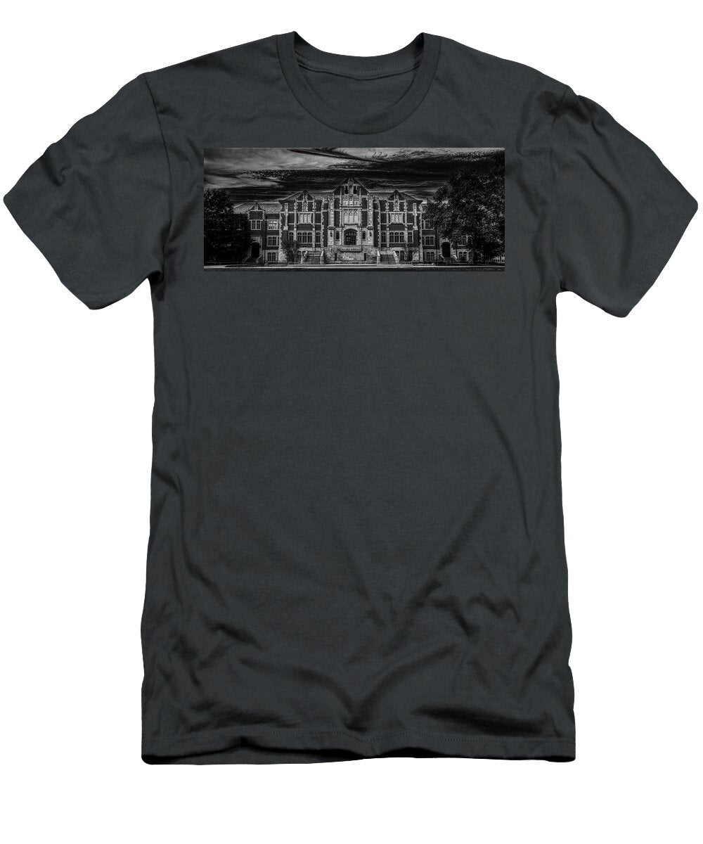 Dusk on Campus Ball State University Mountain Dreams T-Shirt