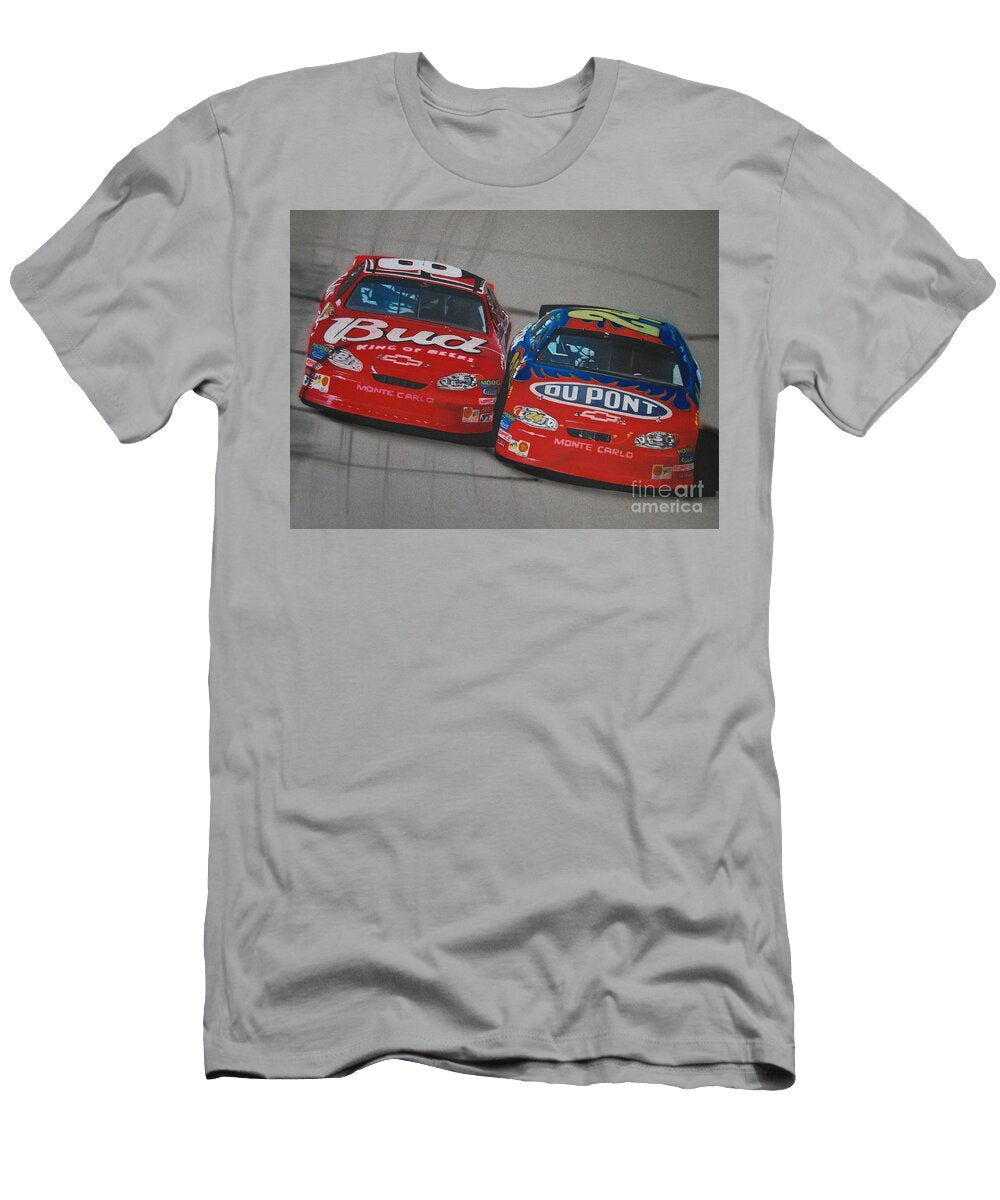 Earnhardt Junior and Jeff Gordon Trade Paint Paul Kuras T-Shirt