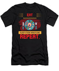 Eat Sleep Steer Wrestling Repeat the Primal Matriarch Art T-Shirt