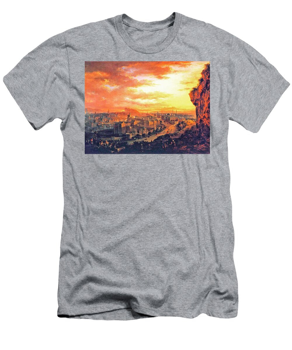 Edinburgh From Calton Hill Alexander Nasmyth T-Shirt