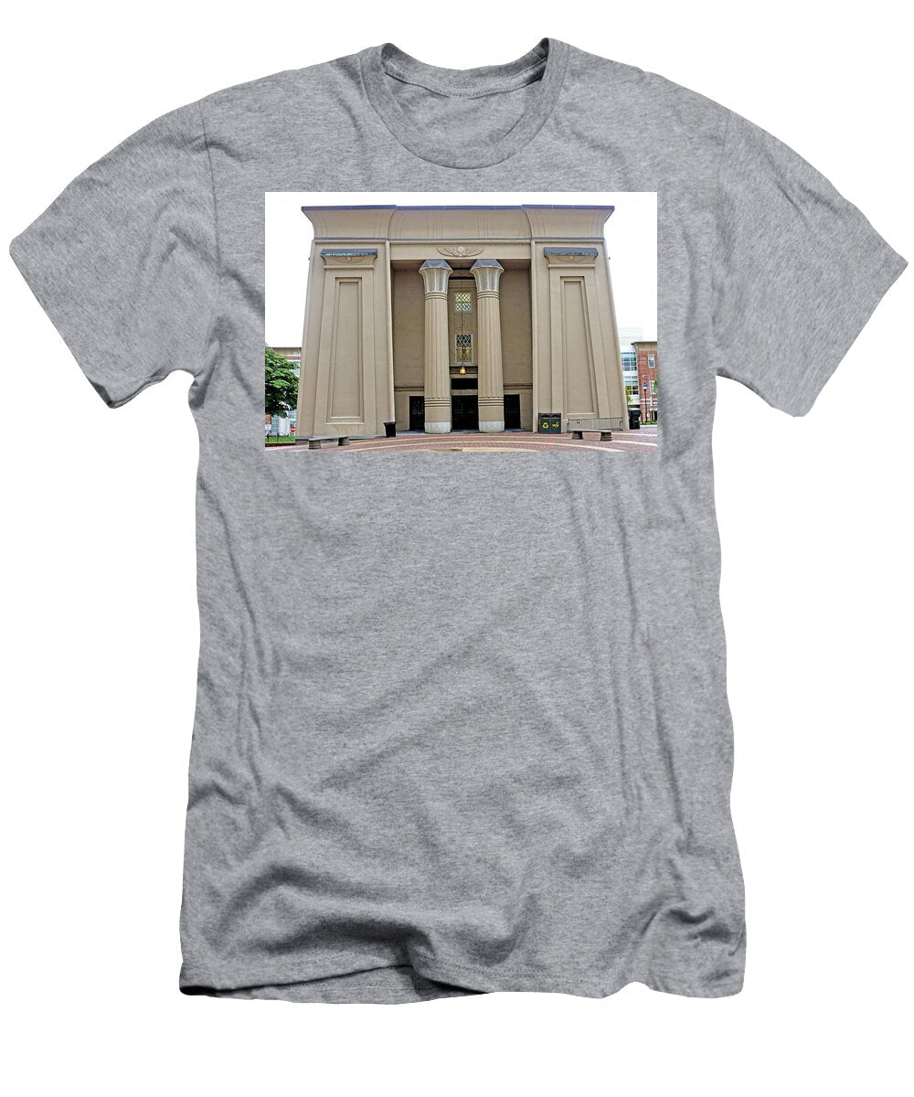 Egyptian Building on Vcu Campus Richmond Virginia Brendan Reals T-Shirt