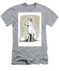 Elegant Fox Illustration Serene and Regal Animal Portrait Wall Art Prints T-Shirt