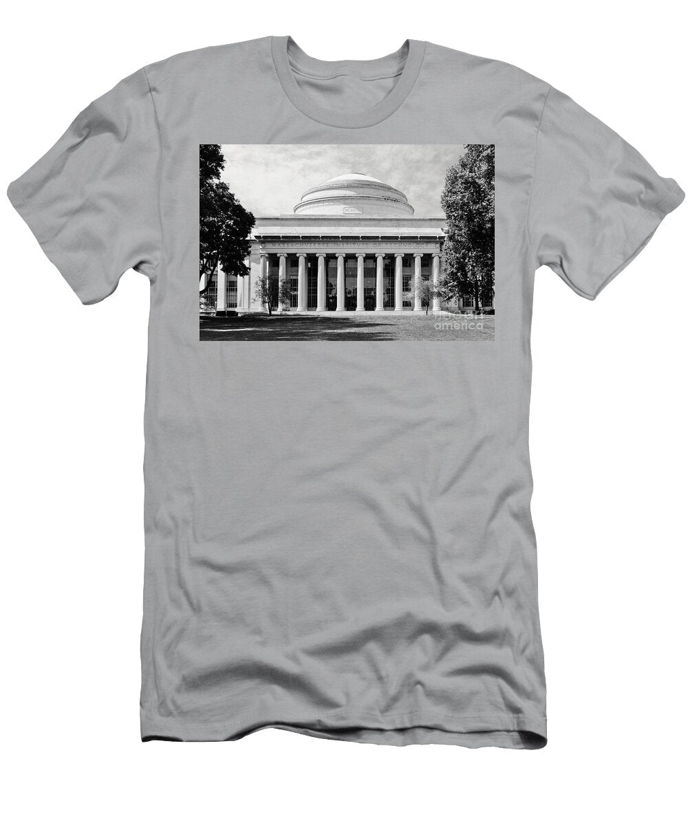 Engineering Icon Mit Great Dome Building 10 Killian Court Black and White Dmr Filho T-Shirt