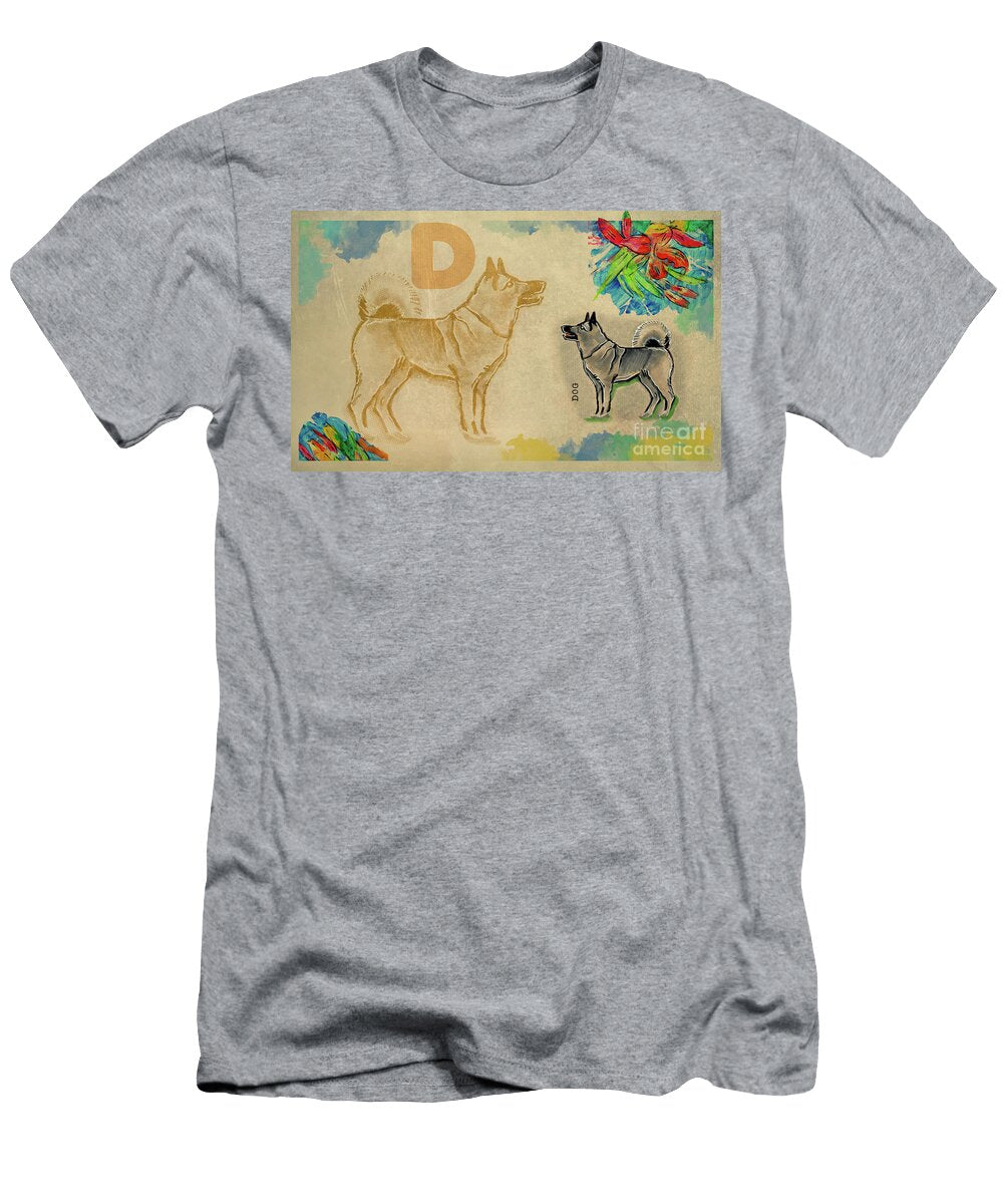 English Alphabet Dog Ariadna De Raadt T-Shirt