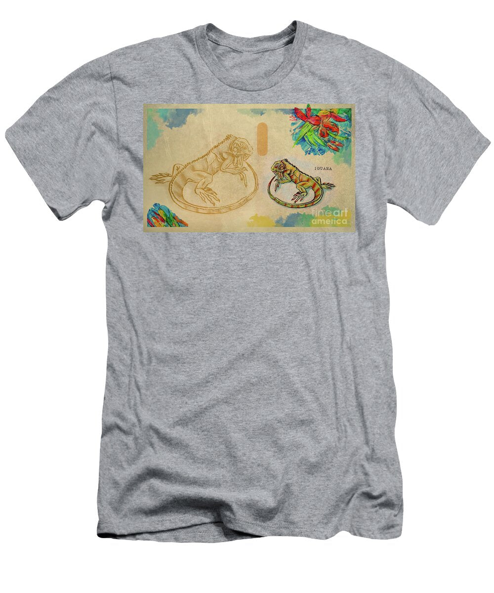 English Alphabet Iguana Ariadna De Raadt T-Shirt