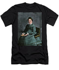 English Poet Christina Rossetti 1830 1894 Late 1800s Hand Colored Halftone Reproduction of a Photograph American School T-Shirt