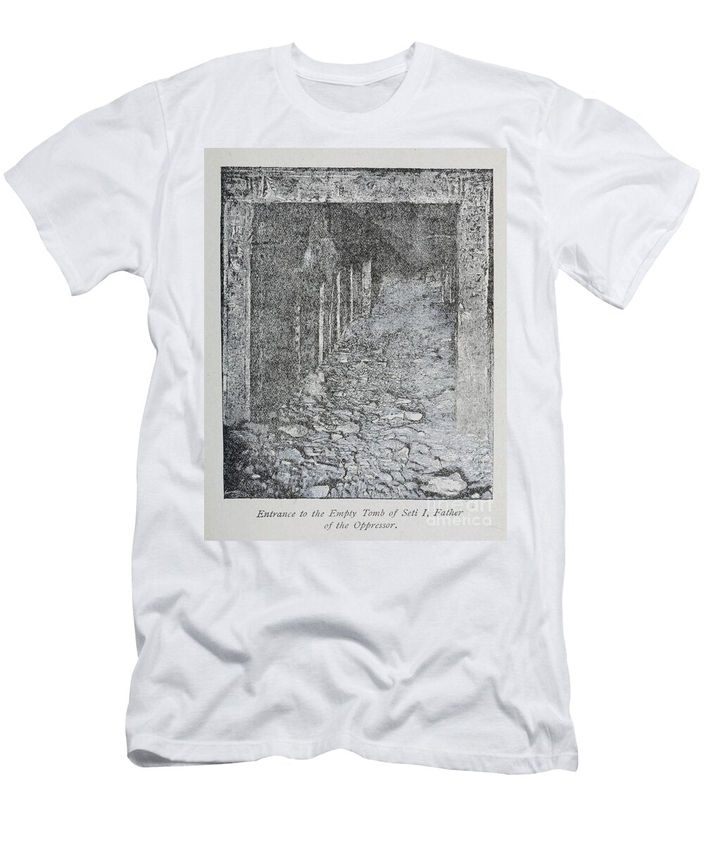 Entrance to the Empty Tomb of Seti I M3 Historic Illustrations T-Shirt