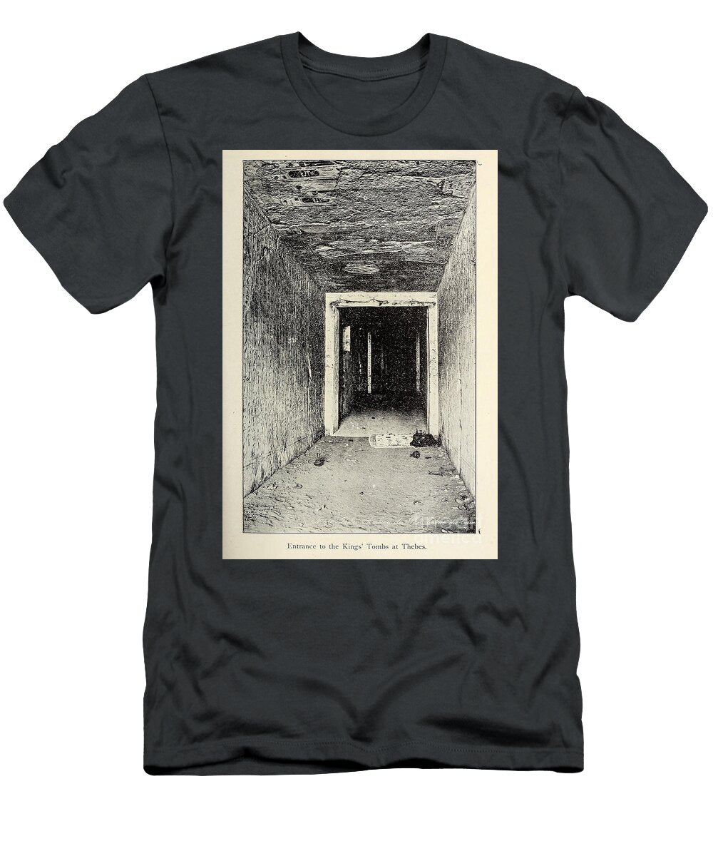 Entrance to the Kings Tombs At Thebes M4 Historic Illustrations T-Shirt