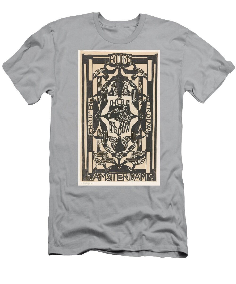 Ex Libris From the Association Houen Trouw Carel Adolph Lion Cachet 1916 Carel Adolph Lion Cachet T-Shirt