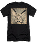 Excited Smiling Long Eared Rabbit Comic Book Art 22 Mad Paperairplanes T-Shirt