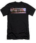 Facade of a Baseball Stadium Minute Panoramic Images T-Shirt