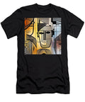 Faces Black Line Art Pencil Drawing Abstract Human Faces Contour Drawing Single Lineart Face Mounir Khalfouf T-Shirt