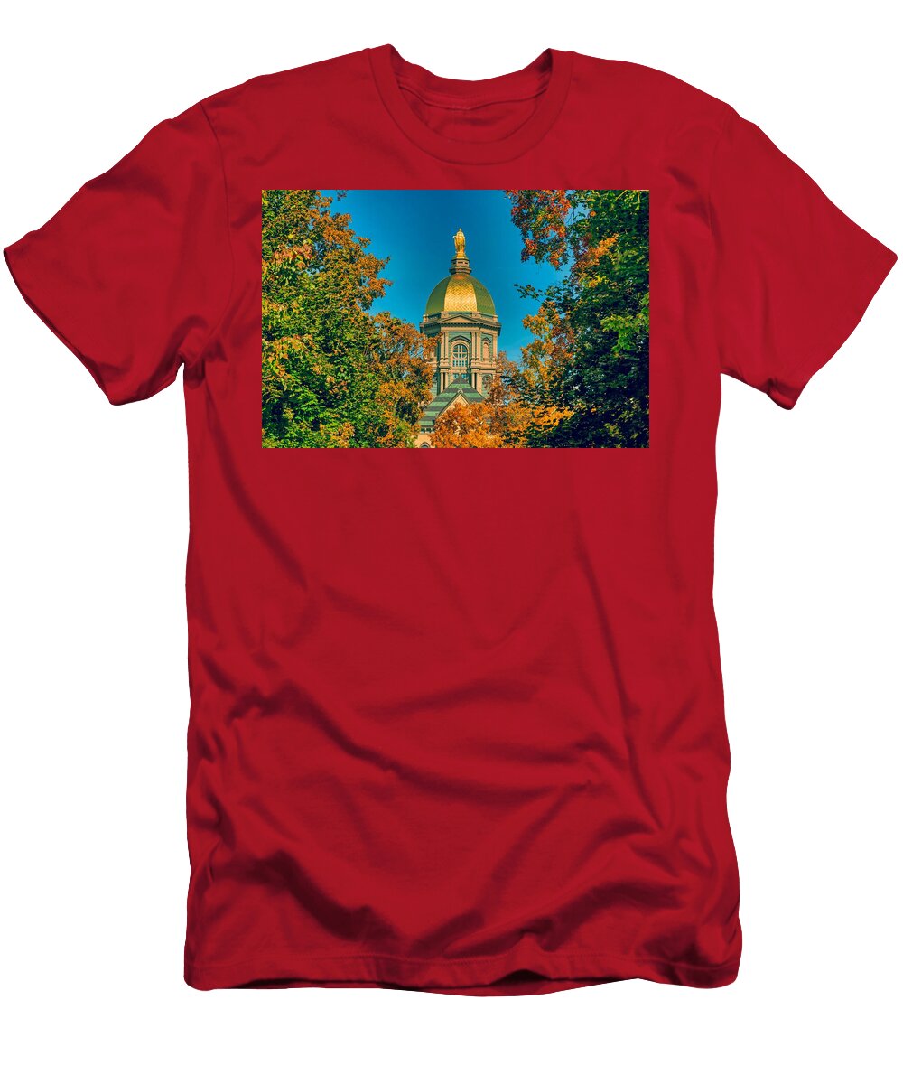 Fall Colors Surround the Golden Dome Mountain Dreams T-Shirt