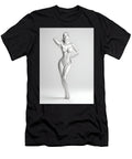 Fashion Woman in Swimwear Female Model in Swimsuit Hand Drawn Fashion Lady Line Black and White 02 Mounir Khalfouf T-Shirt