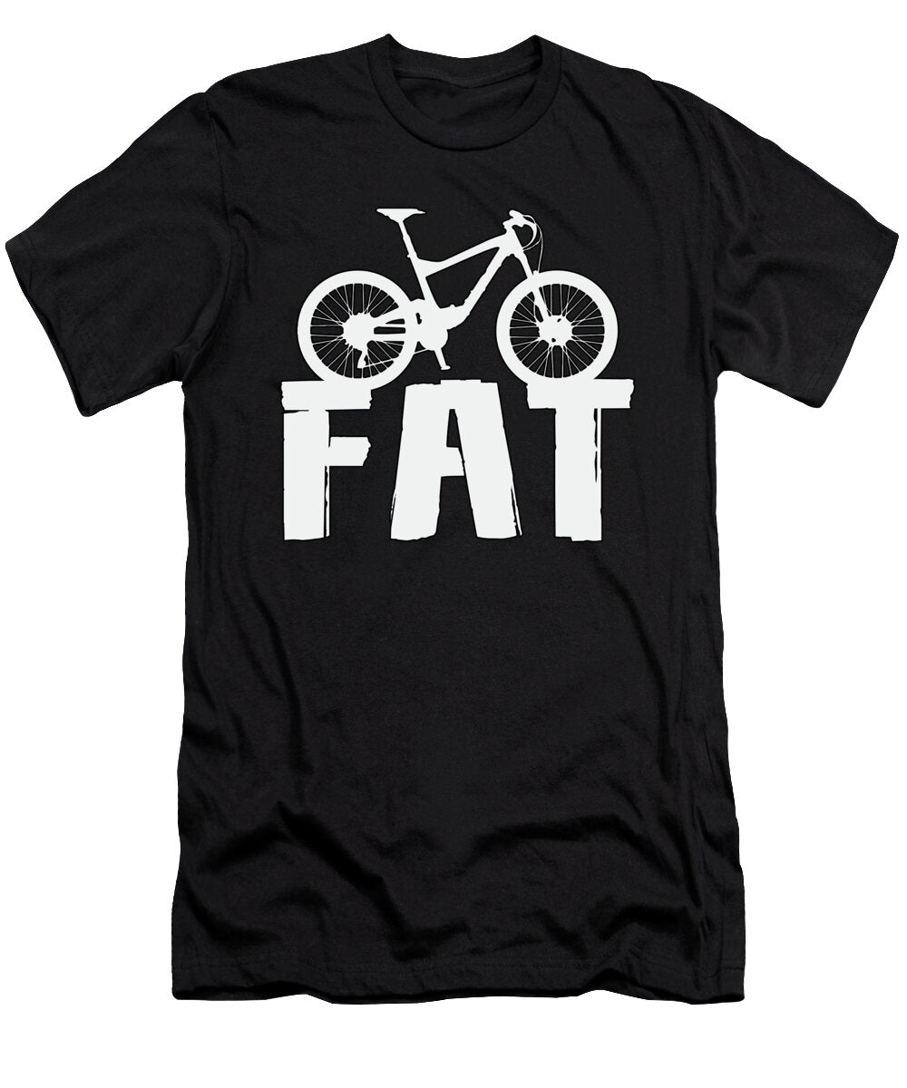 Fat Bike Fat Mountain Bike Biker Biking Love Funny Tshirtconcepts Marvin Poppe T-Shirt