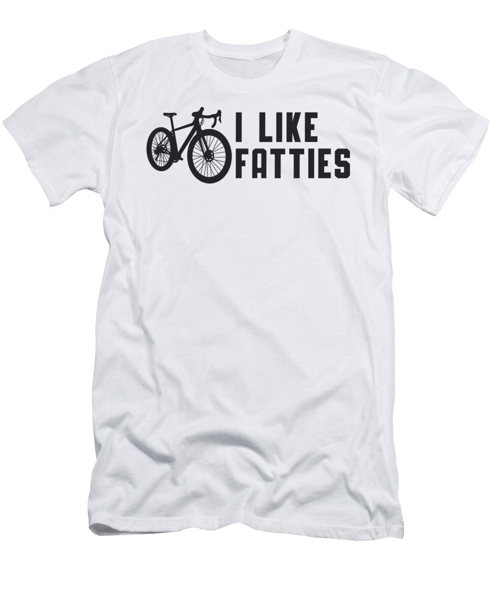 Fat Bike I Like Fatties Biker Biking Retro Vintage Tshirtconcepts Marvin Poppe T-Shirt