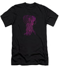 Female Face Doodle Line Art 07 Serena King T-Shirt
