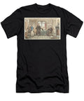 First Bow to Alma Mater or Bernard Blackmantles Introduction to the Big Wig From the English Spy Isaac Robert Cruikshank T-Shirt