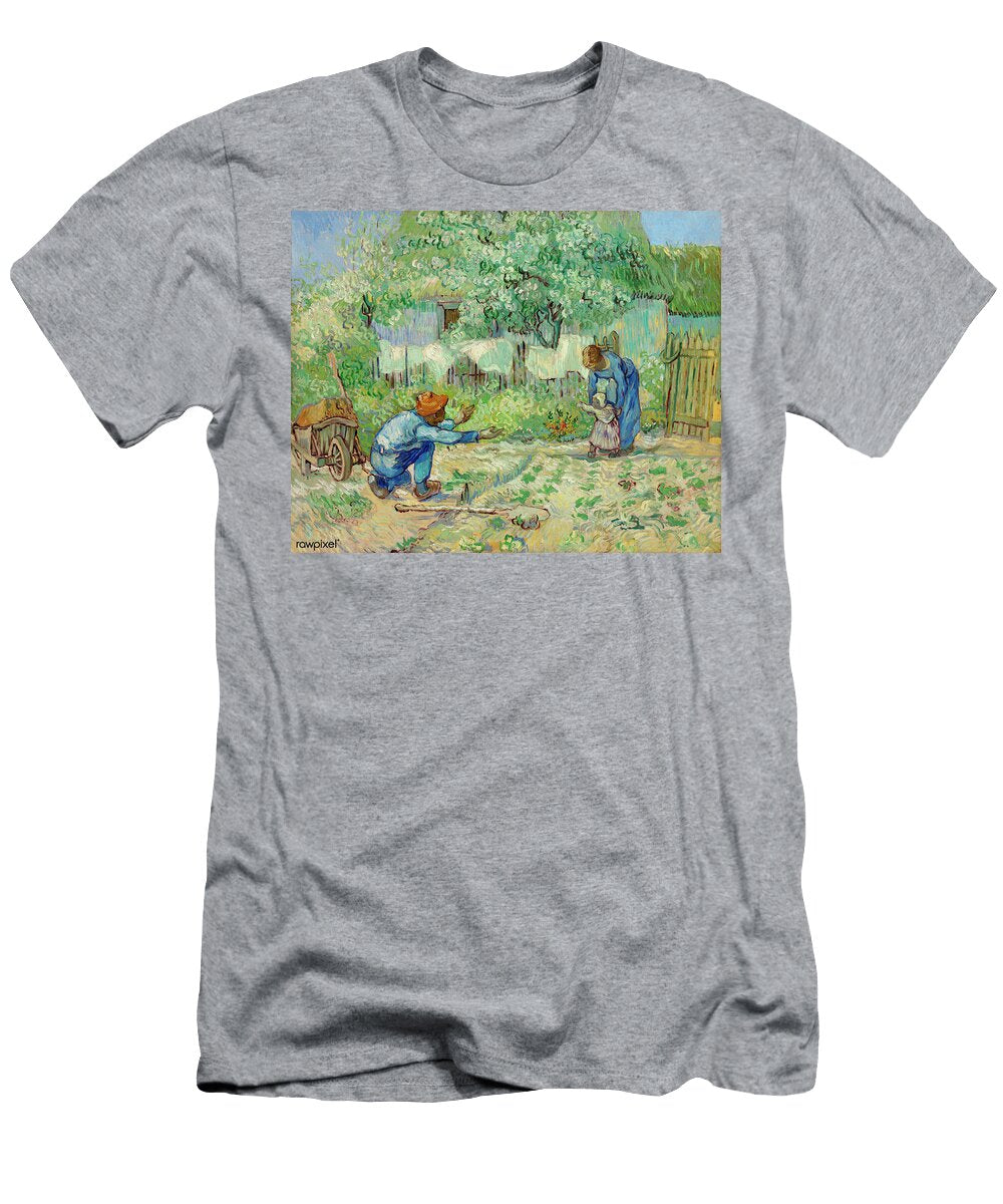First Steps Millet By Vincent Van Gogh Original F Celestial Images T-Shirt