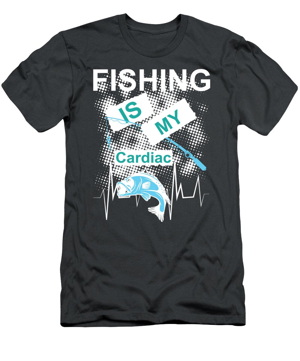 Fisher Gift Fishing Is My Cardio Funny Funnygiftscreation T-Shirt