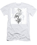 Flamingo with Geometric Shapes Detailed Line Art Gamana Lamya T-Shirt