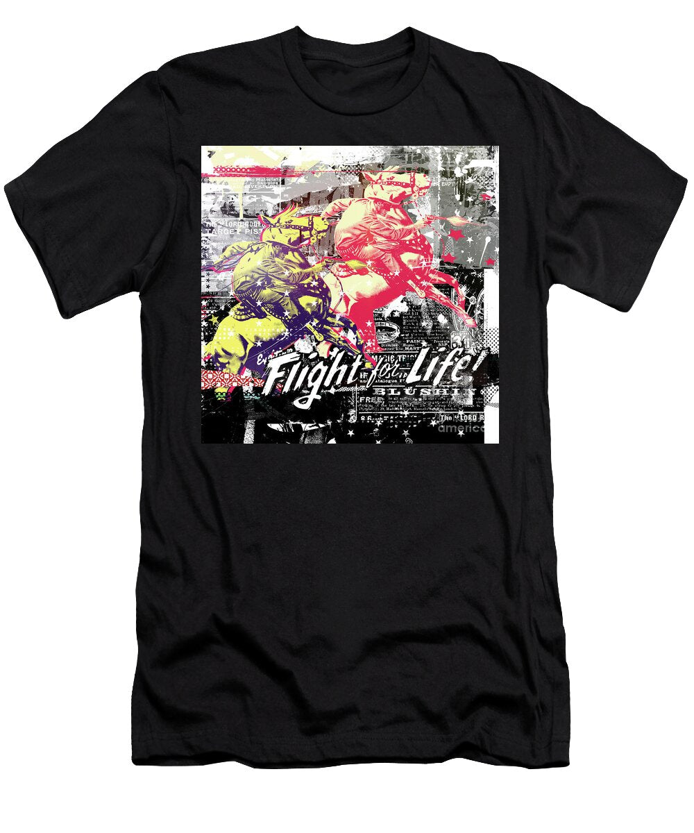 Flight for Life 2015 Mixed Media on Canvas Teis Albers T-Shirt
