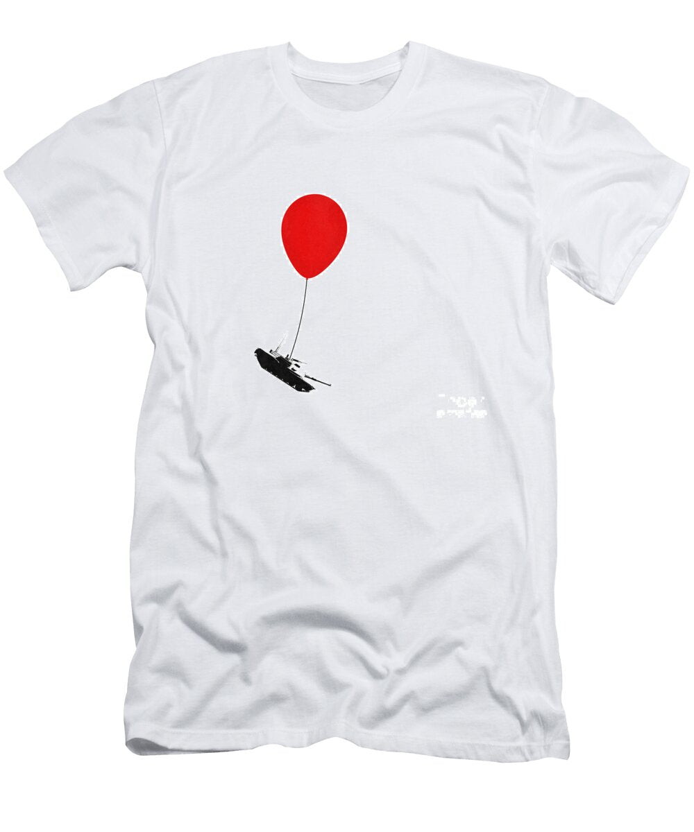 Floating Away Pixel Chimp T-Shirt