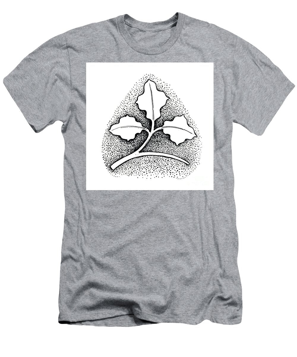Floral Branch Leaf and Leafs Design R3 Historic Illustrations T-Shirt