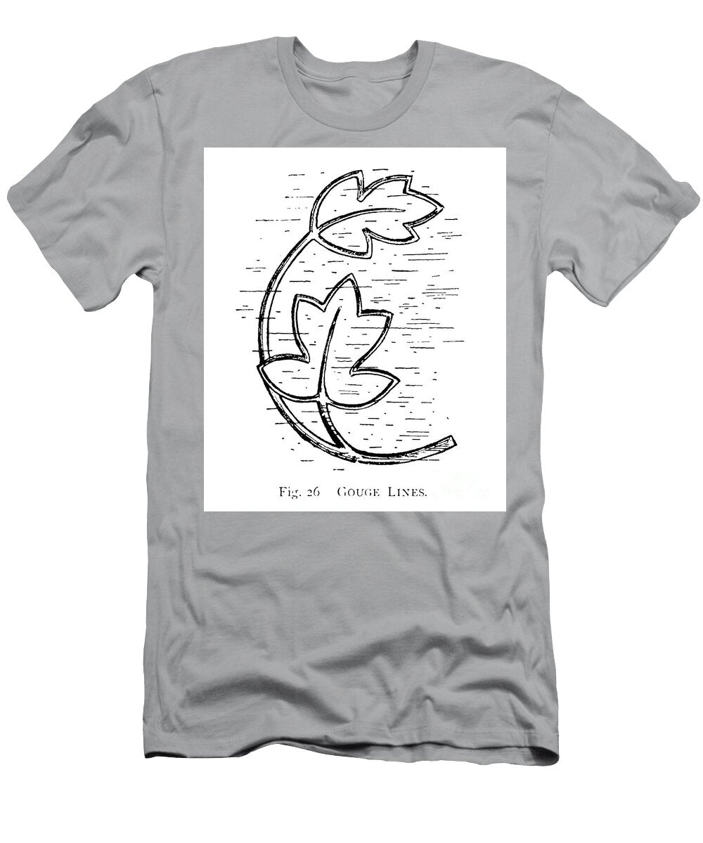 Floral Branch Leaf and Leafs Design R4 Historic Illustrations T-Shirt