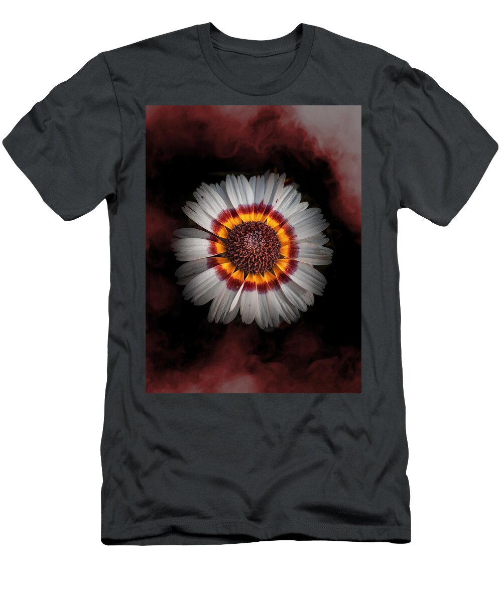 Flower in the Red Smoke Denis Audiodream5 T-Shirt