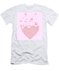 Flyaway Halftone Love Hearts Bigalbaloo Stock T-Shirt