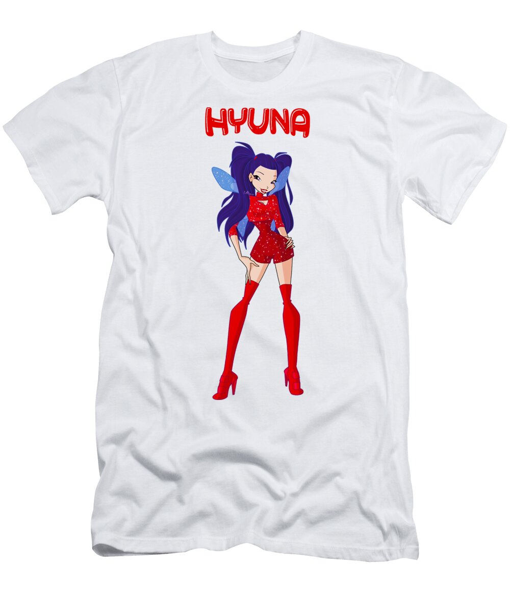 Flying Kpop Girl Bertha a Zavala T-Shirt