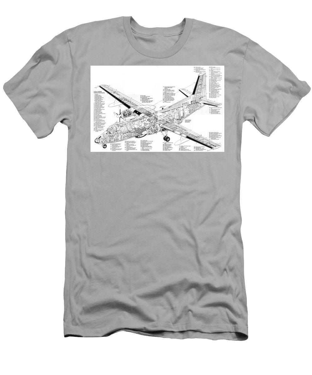 Fokker F27 Maritime Aircraft Lover T-Shirt