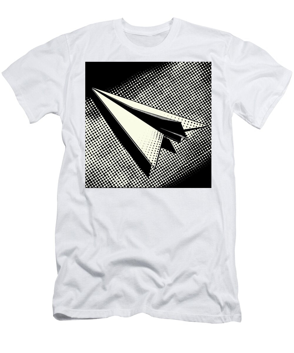 Folded Paper Airplane Comic Book Art 21 Mad Paperairplanes T-Shirt