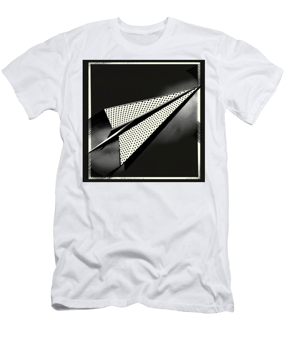 Folded Paper Airplane Comic Book Art 61 Mad Paperairplanes T-Shirt