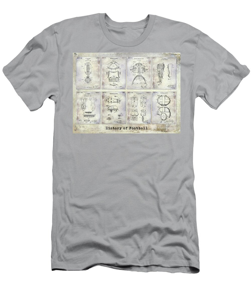Football Patent History Jon Neidert T-Shirt