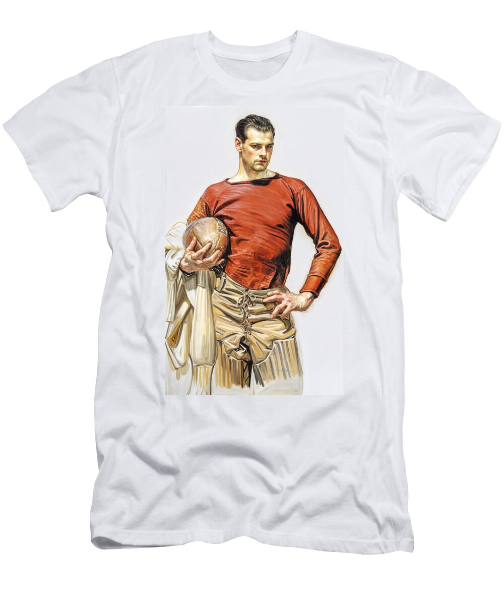 Football Player Mango Art T-Shirt