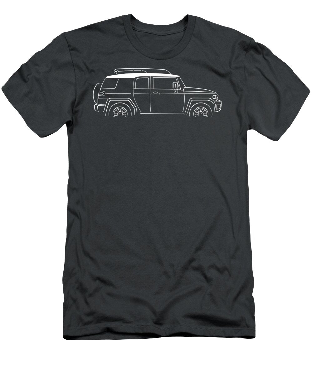 For Toyota Fj Cruiser Profile Stencil White Family Custom Women Unisex Shir Sture Lagerquist T-Shirt