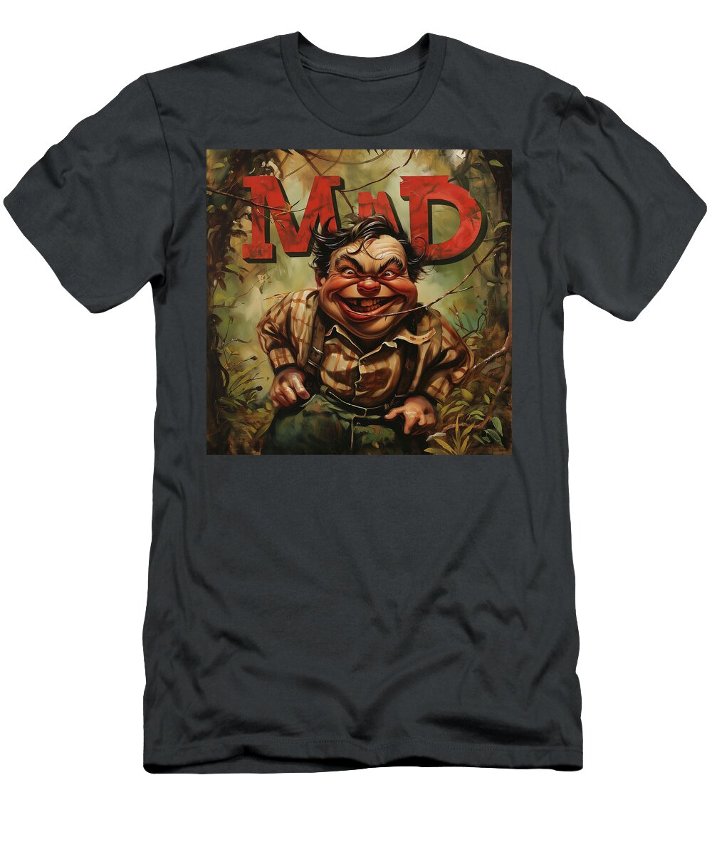 Forest Moron Mad Comic Book Cover 13 Mad Paperairplanes T-Shirt