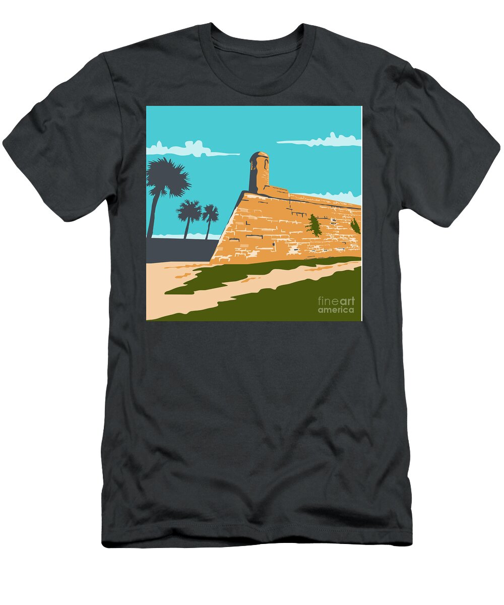 Fort Marion St Augustine Wpa Aloysius Patrimonio T-Shirt