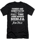 Founder and Senior Pastor Ninja Job Gift Item Shi Hu Kang T-Shirt