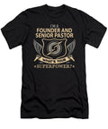 Founder and Senior Pastor What Is Your Superpower Job Gift Item Shi Hu Kang T-Shirt