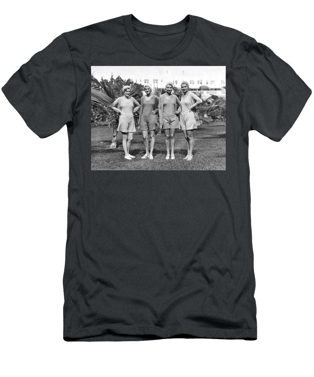 Four Bathing Suit Models Underwood Archives T-Shirt