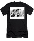 Four Characters with Expressions Comic Style Gaviner Colet T-Shirt