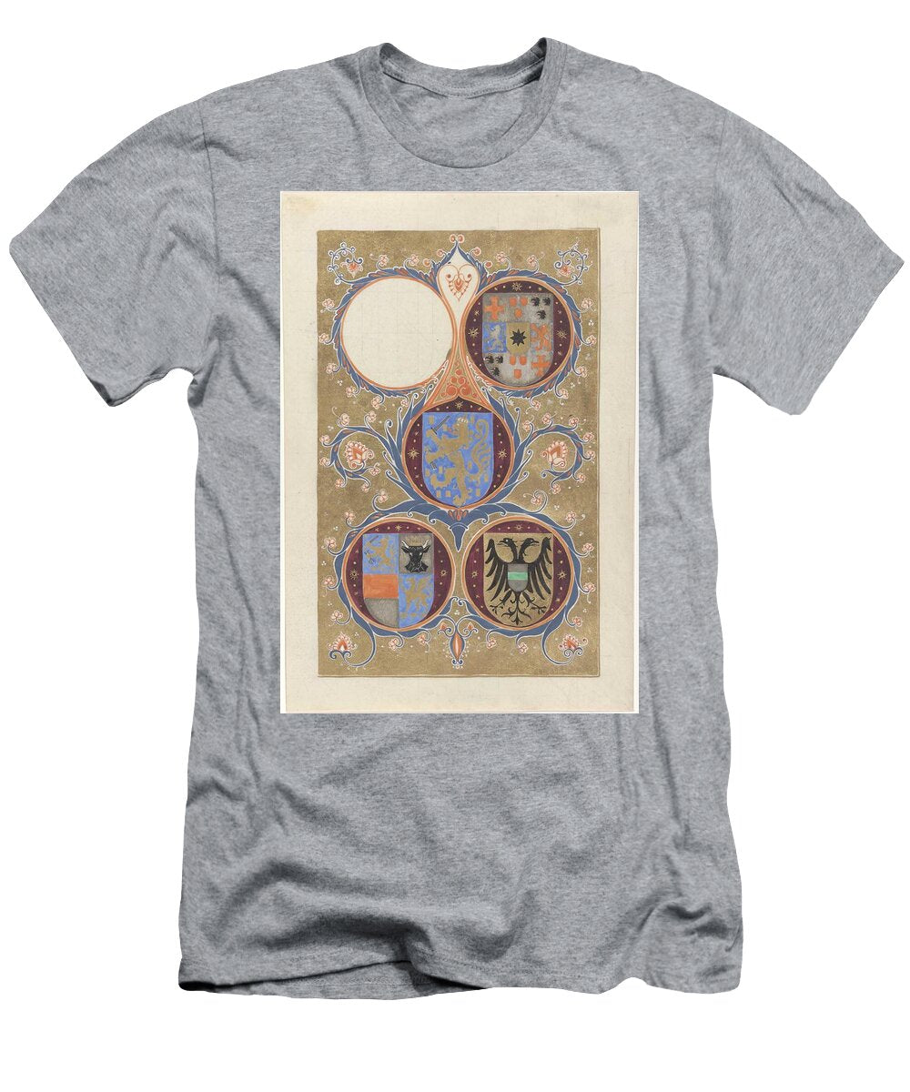 Four Coats of Arms Carel Adolph Lion Cachet 1874 1945 Carel Adolph Lion Cachet T-Shirt