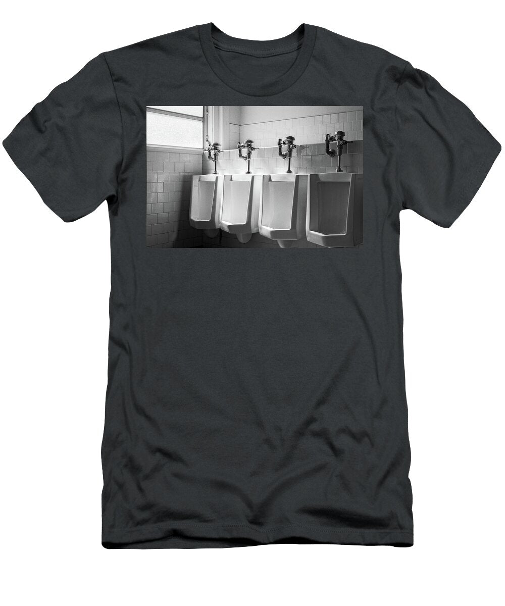 Four Urinals in a Row Bw Yopedro T-Shirt