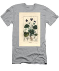 Fragrant Violet Sweet Violet Viola Odorata with Flower Leaf Stem and Roots Pierre Jean Francois Turpin T-Shirt