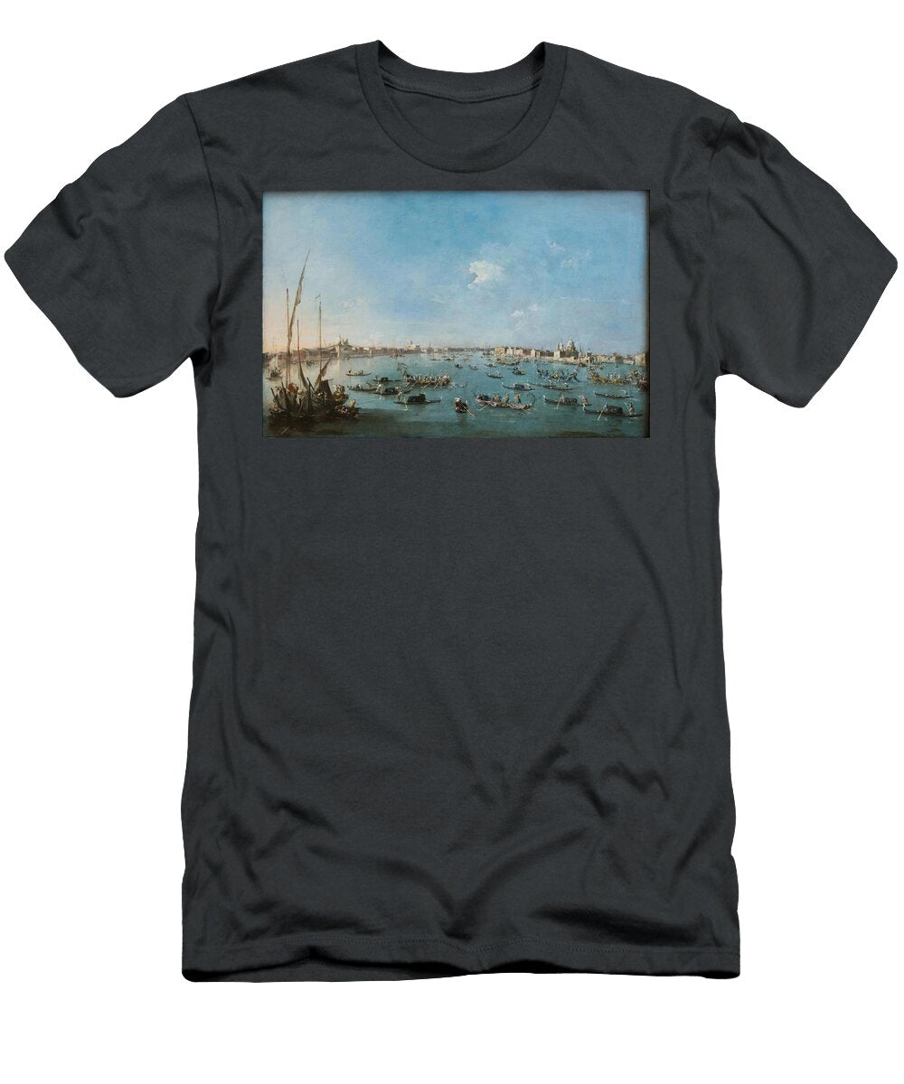 Francesco Guardi Regatta on the Giudecca Canal Les Classics T-Shirt