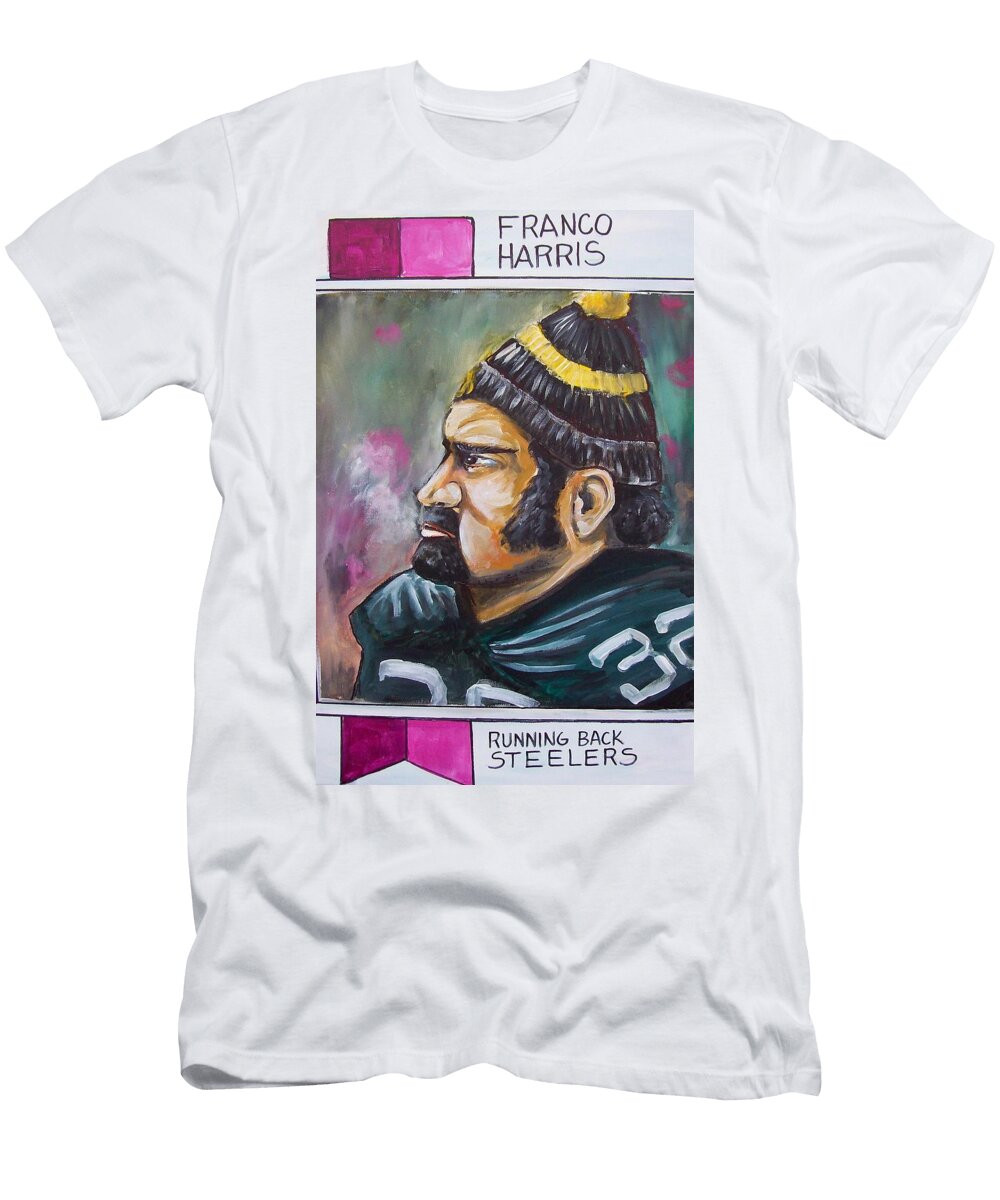 Franco Harris Rookie Card Kevin Stonebraker T-Shirt